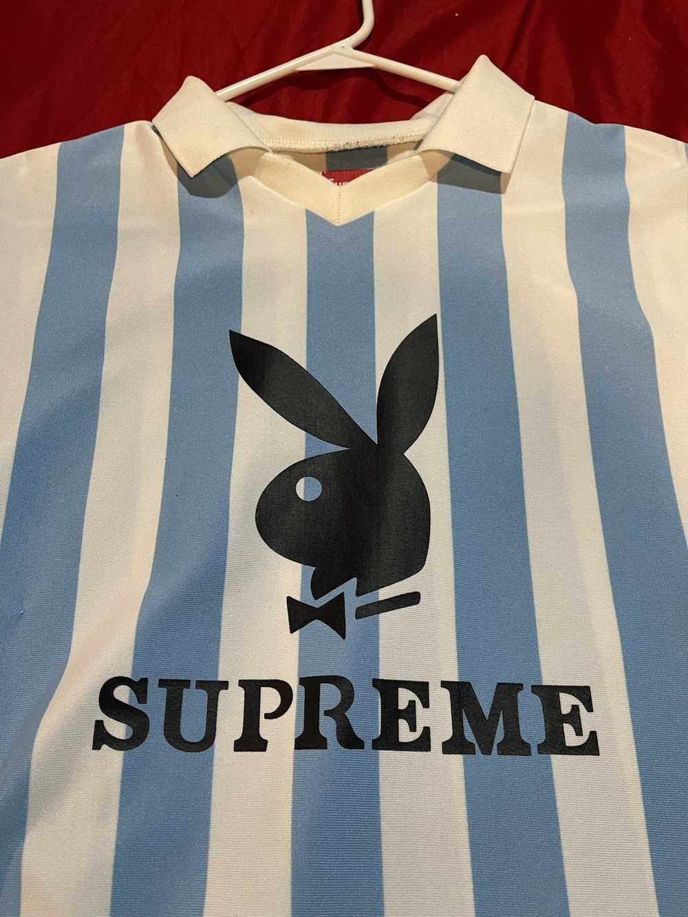 Supreme Supreme SS18 x Playboy Soccer Jersey Ligh… - image 2