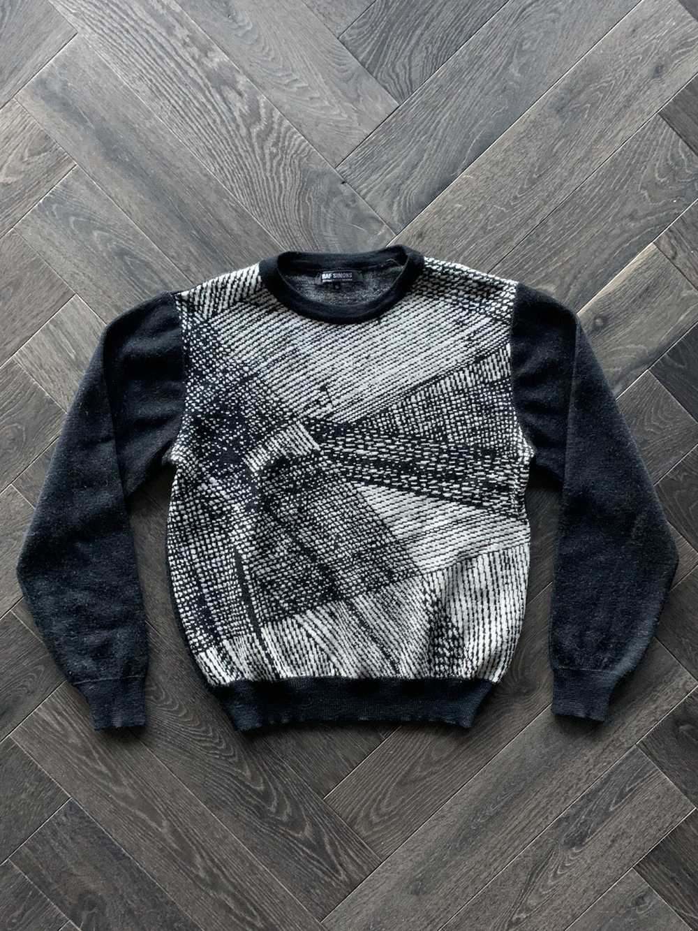 Raf Simons AW03 Intarsia Knit Sweater - image 1
