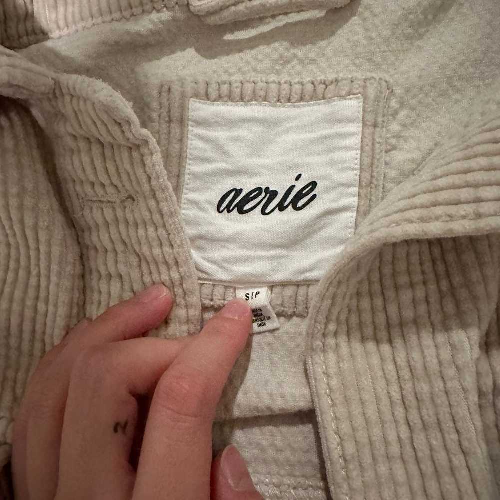 aerie corduroy button up - image 3