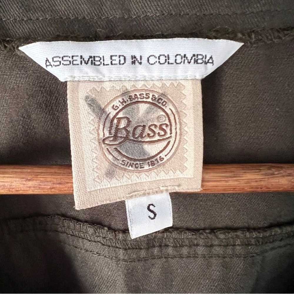 Bass Vest Vintage Button Down Peplum Womens Size … - image 2