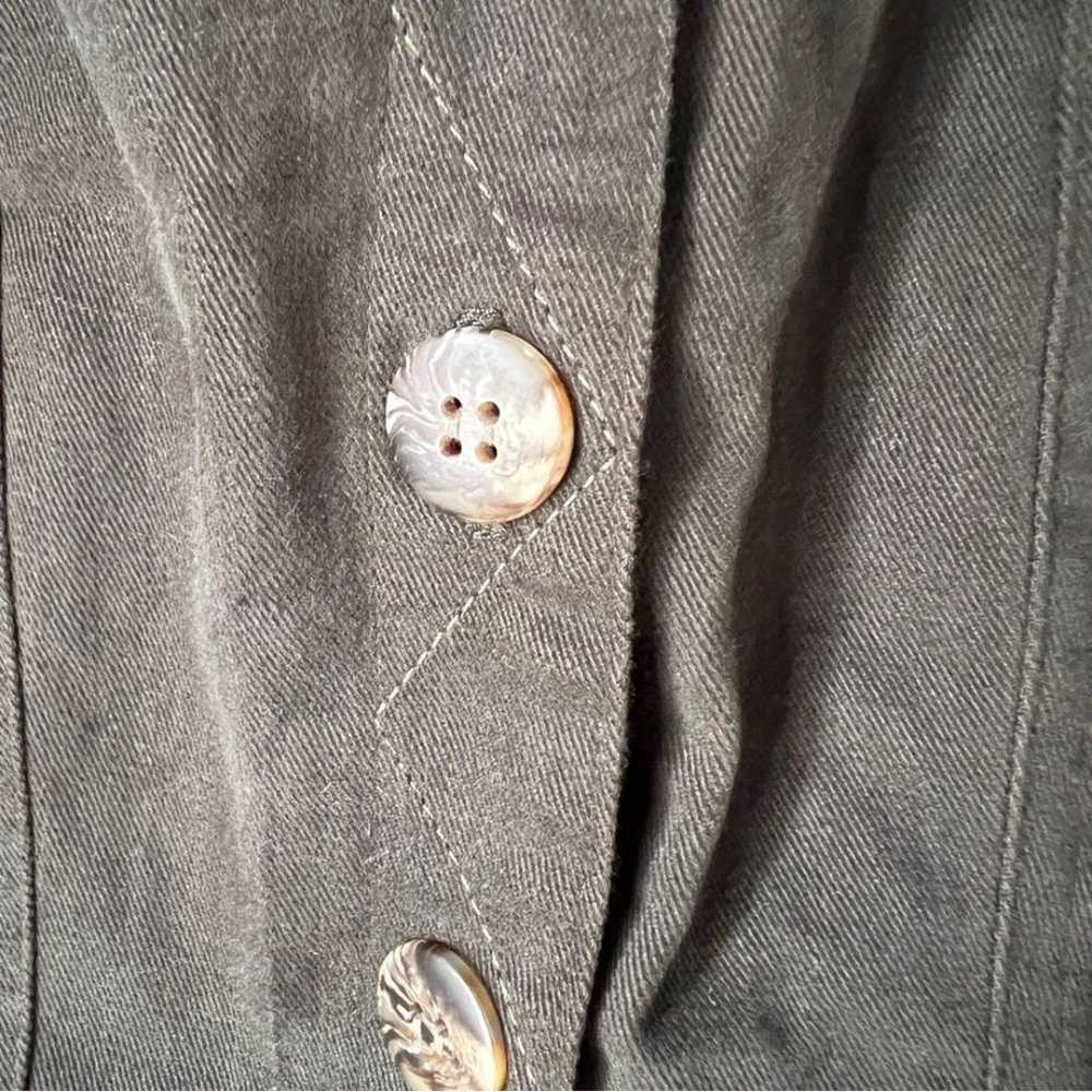 Bass Vest Vintage Button Down Peplum Womens Size … - image 3