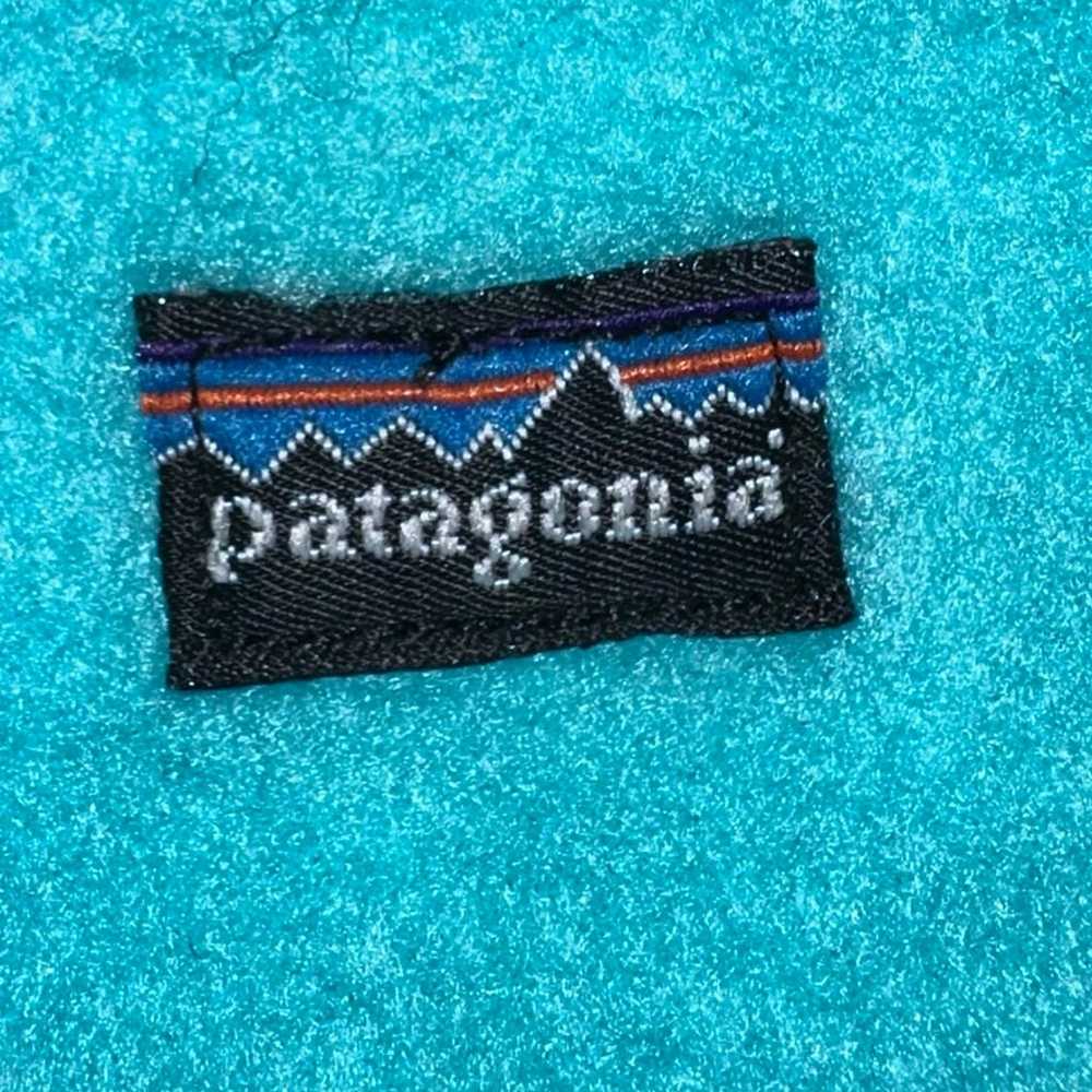 Vintage Patagonia Teal Fleece Adult Size Med Made… - image 2
