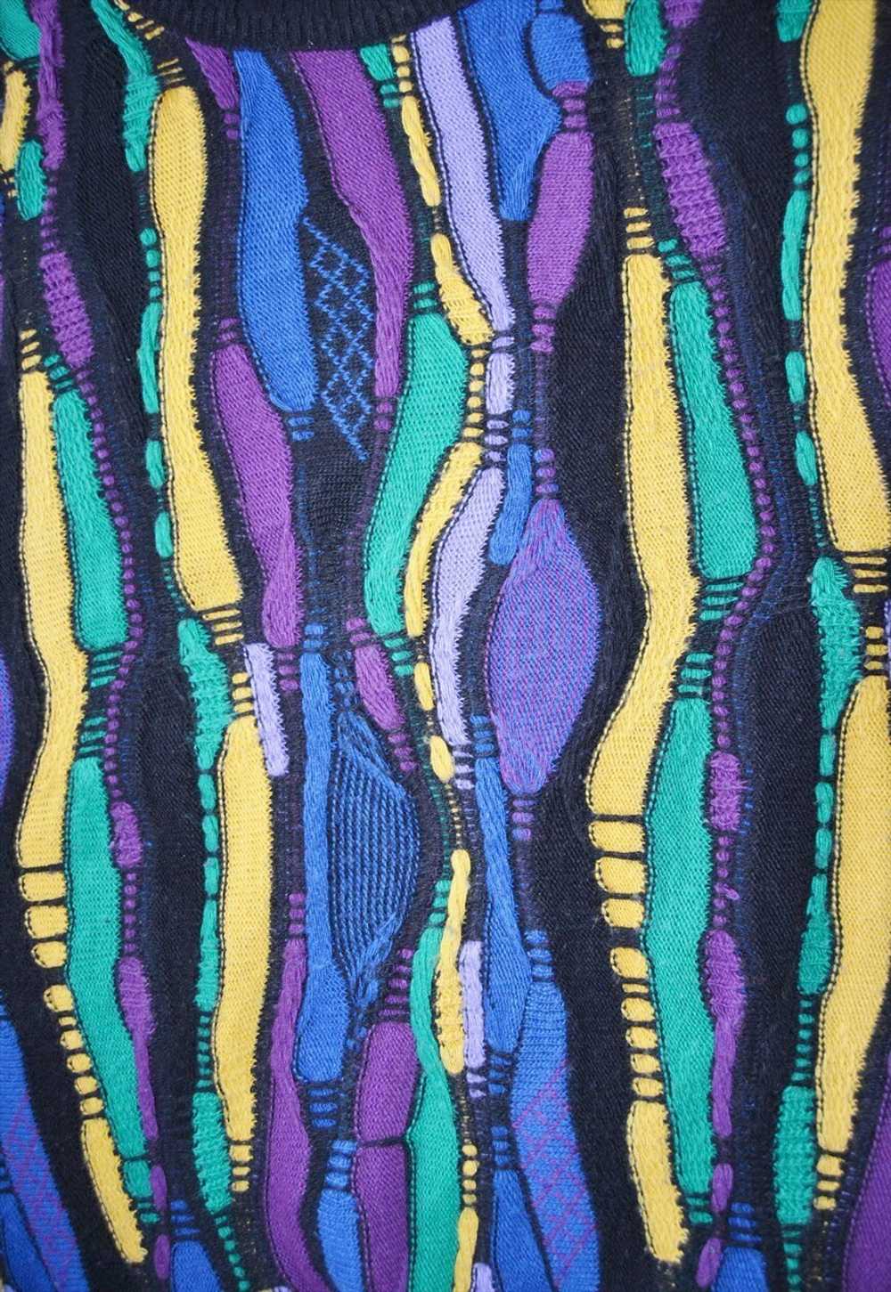 Vintage 90s COOGI Style Abstract Jumper / Sweatsh… - image 5