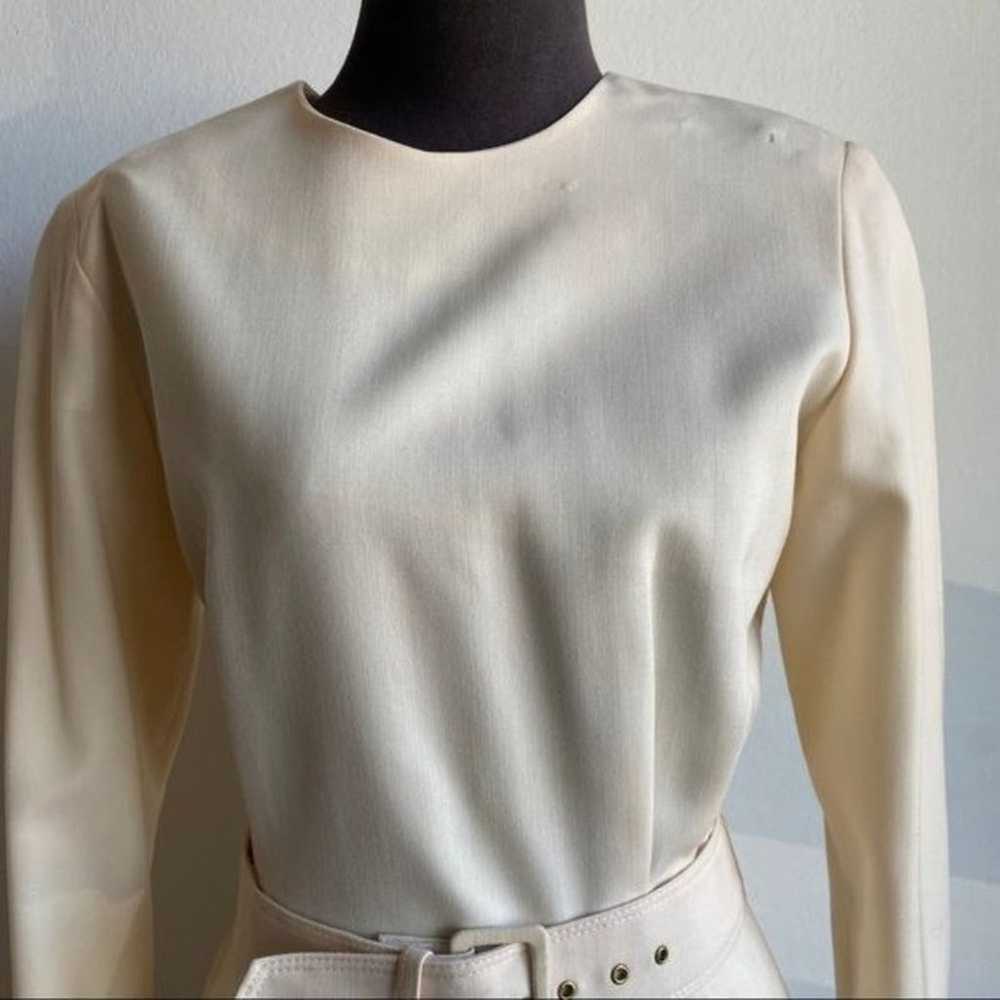 Alex de Bolzan sz 6 Vintage buttoned back belted … - image 2
