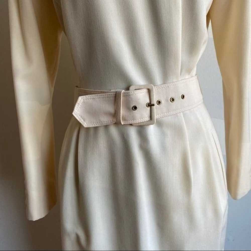 Alex de Bolzan sz 6 Vintage buttoned back belted … - image 4