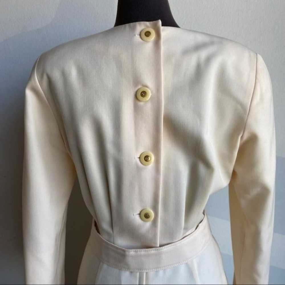 Alex de Bolzan sz 6 Vintage buttoned back belted … - image 7