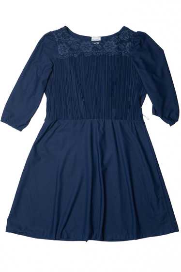 Vintage Navy Unlined Sandi Dee Dress
