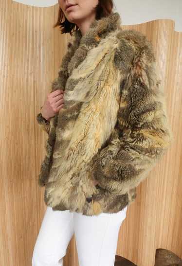 Vintage Cropped Fur Coat - image 1