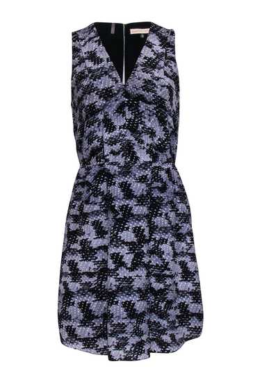 Rebecca Taylor - Grey & Black Print Sleeveless Ke… - image 1