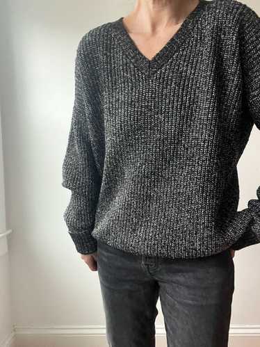 Maje black lurex knit sweater (L) | Used,…