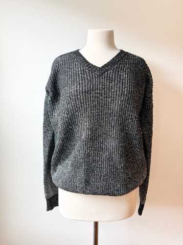 Maje black lurex knit sweater (L) | Used,…