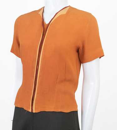 1930s Rayon Monocraft Blouse