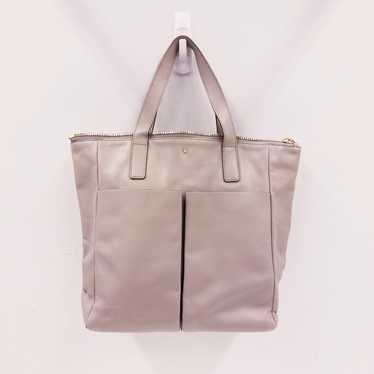 Anya Hindmarch Nevis Leather Tote Taupe