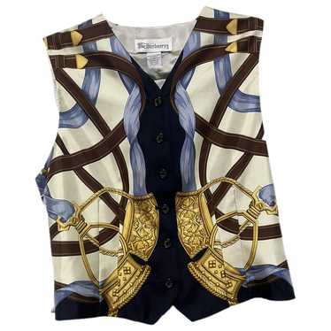 Burberry Silk short vest