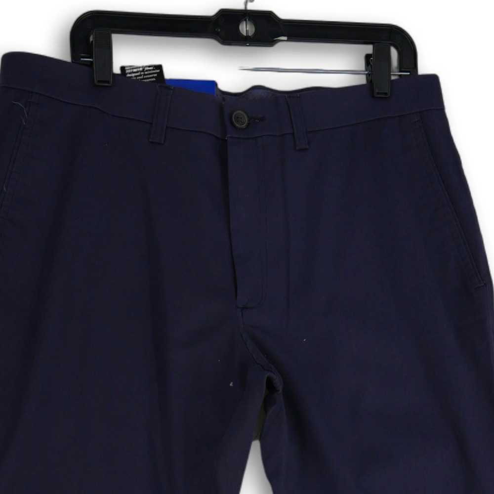 Haggar Clothing NWT Womens Blue Flat Front Slash … - image 3