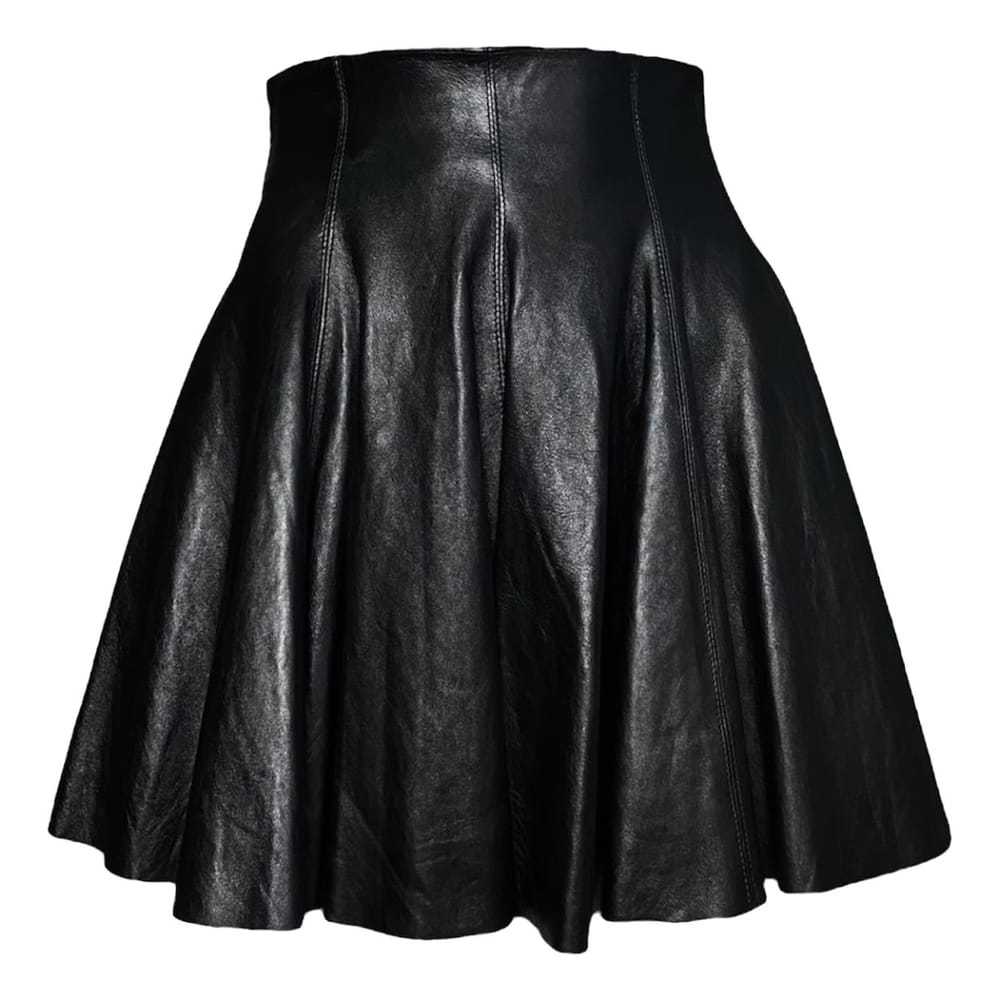 Plein Sud Leather mini skirt - image 1