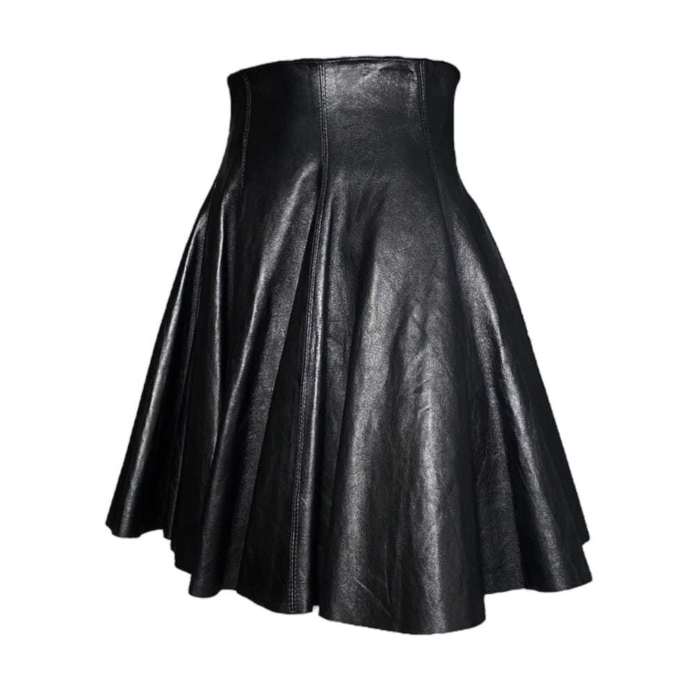 Plein Sud Leather mini skirt - image 2