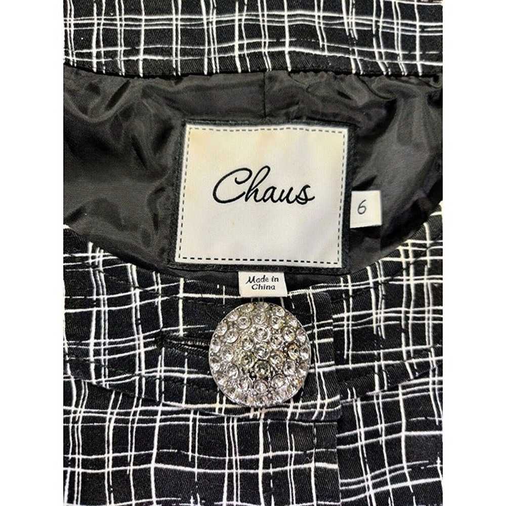 Womens Chaus Vintage Short Sleeve Blazer size 6 - image 2