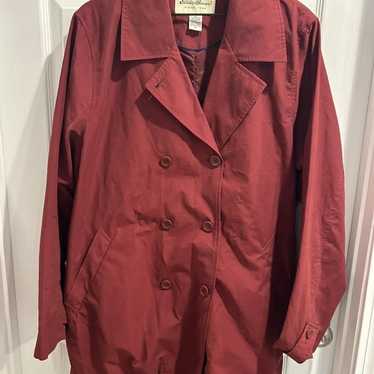 Vintage Eddie Bauer Jacket Womens XL Red Double B… - image 1
