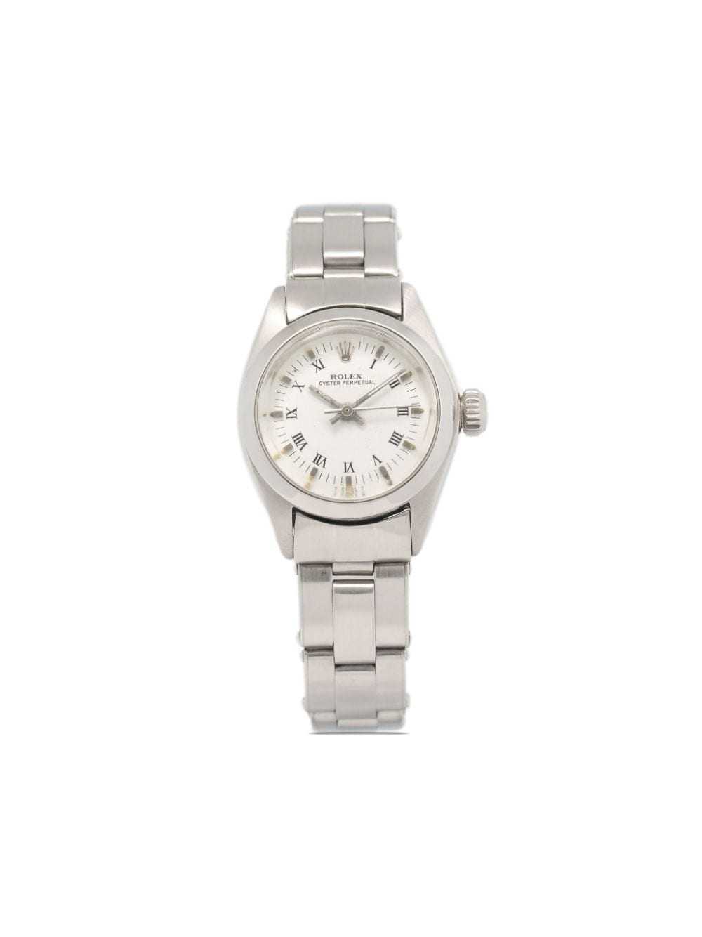 Rolex pre-owned Oyster Perpetual 24mm - White - image 1