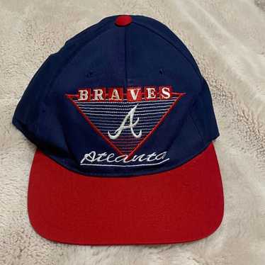 ATLANTA BRAVES Beach Golf Vintage Hat Hat Deadstock Cap Size Strapback 