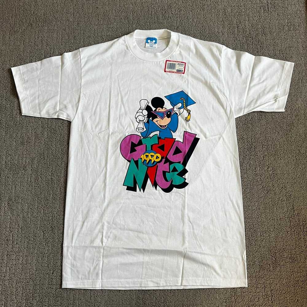 Vintage Disney Grad Nite 1990 T Shirt Men’s Sz L … - image 2