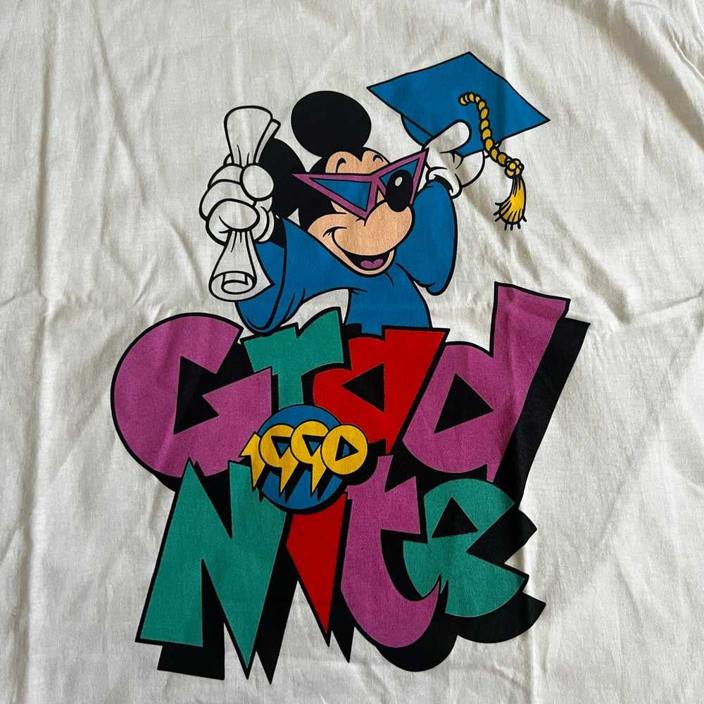 Vintage Disney Grad Nite 1990 T Shirt Men’s Sz L … - image 4