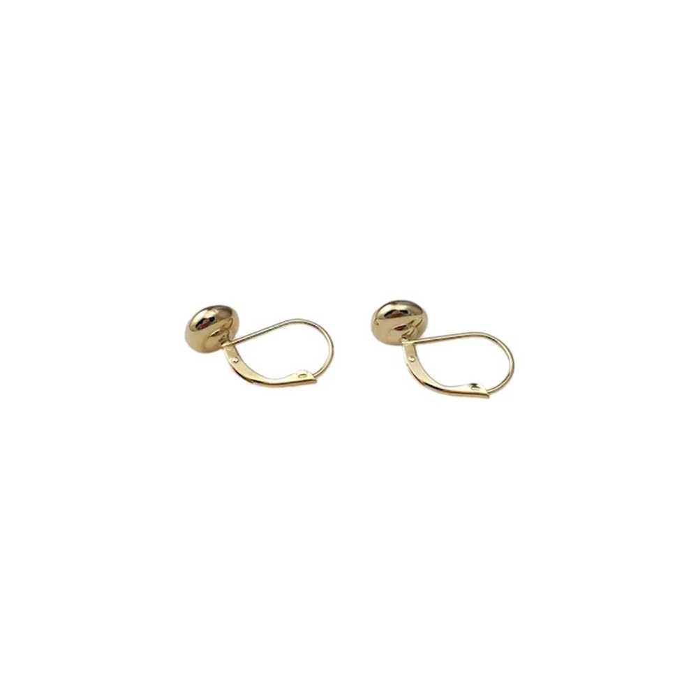 14K Yellow Gold Dangle Earrings #16518 - image 2