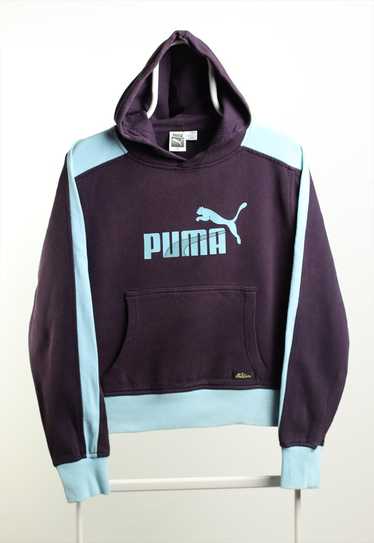 Vintage Puma Logo Hoodie Navy - image 1