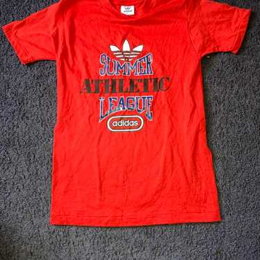 1980s Summer athletic league Adidas shir - image 1