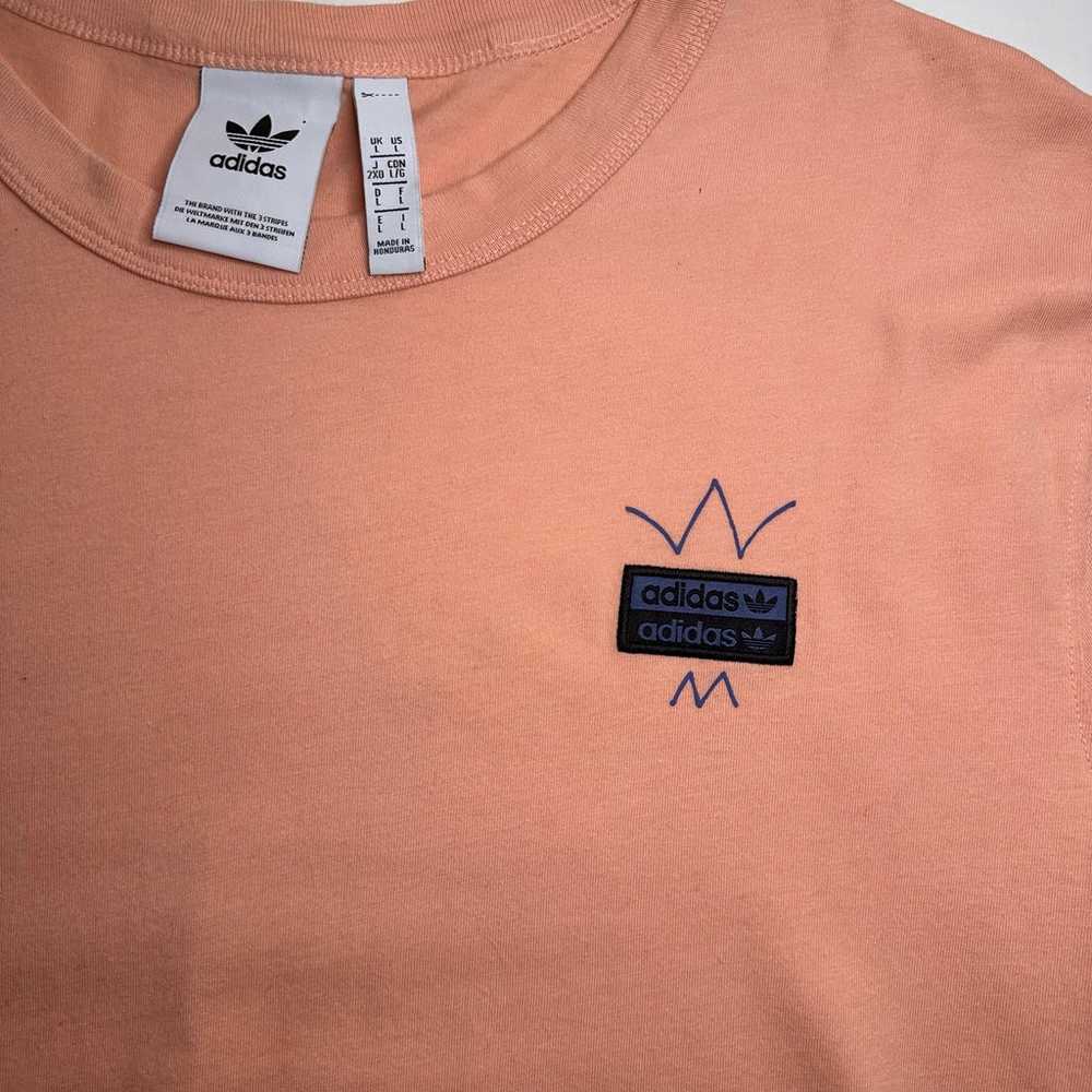 Adidas Original Abstract OG T-Shirt Peach Pink - image 3