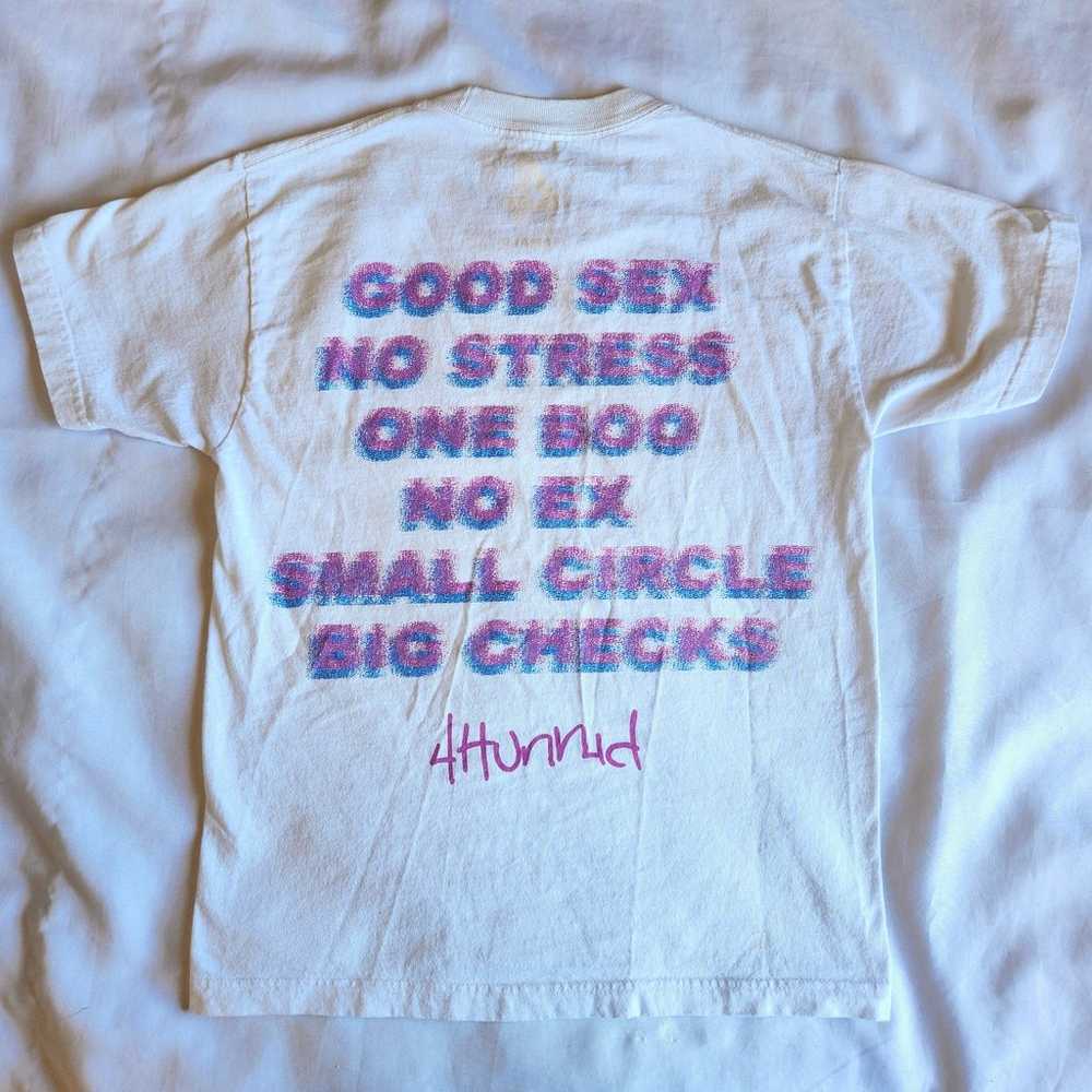 4Hunnid YG Good Sex No Stress My Life Men's S Whi… - image 2