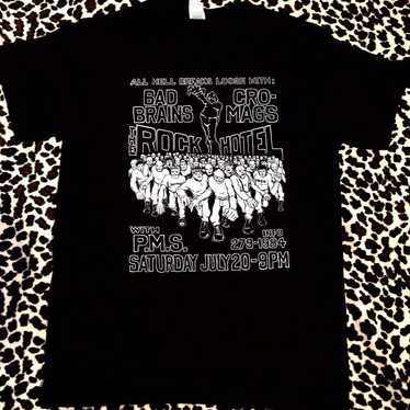 BAD BRAINS Capitol Logo Black 4XL xxxl Gildan ultra cotton t shirt rare  size