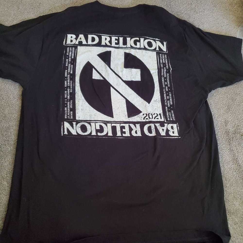 Bad Religion 2021 Tour Shirt XL - image 2