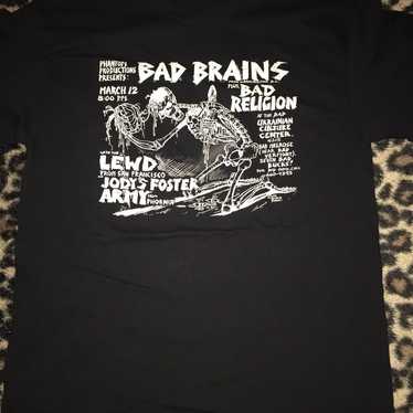Bad Brains – Bad Brain Capitol Unisex Adult Fitted Tee Shirt