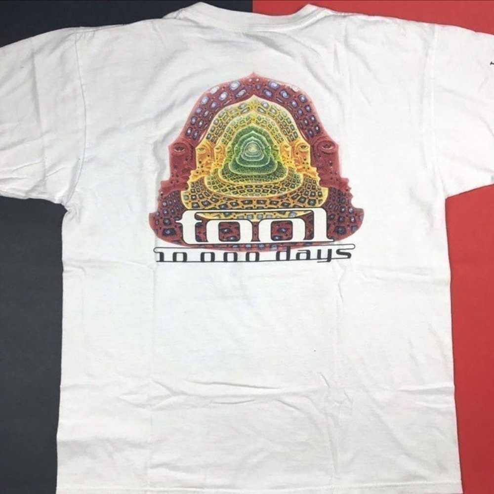Vintage RARE Band TOOL Tour Concert T-shirt- 10,0… - image 2