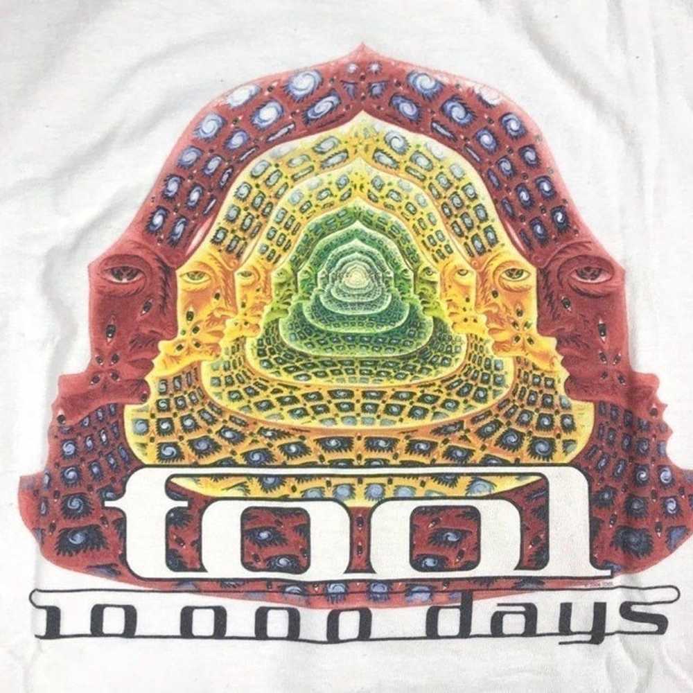 Vintage RARE Band TOOL Tour Concert T-shirt- 10,0… - image 3
