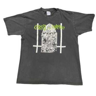 Vtg 90s Christ On parade Hardcore Punk Band T Shi… - image 1