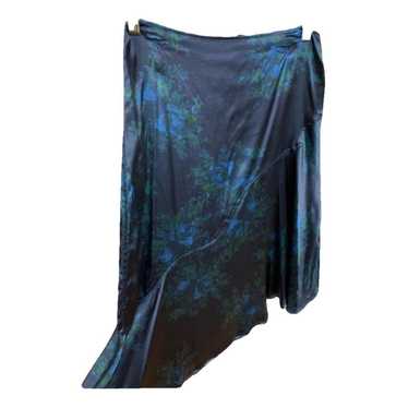 Ganni Silk mid-length skirt