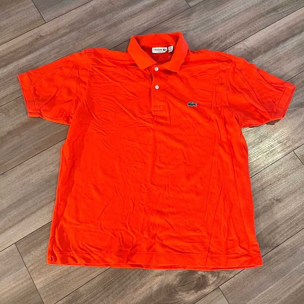 Lacoste Lacoste Orange Casual Polo Shirt Men 6 or… - image 1