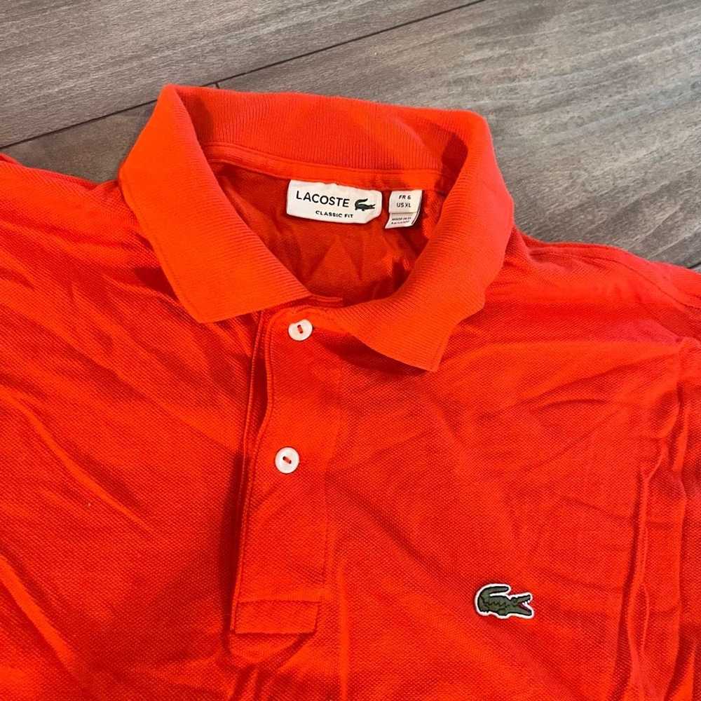 Lacoste Lacoste Orange Casual Polo Shirt Men 6 or… - image 2