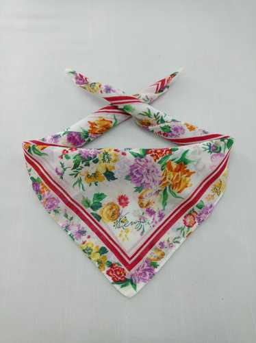 Kenzo Kenzo Floral Handkerchief / Neckwear / Band… - image 1