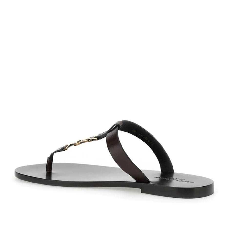 Saint Laurent Leather sandals - image 3