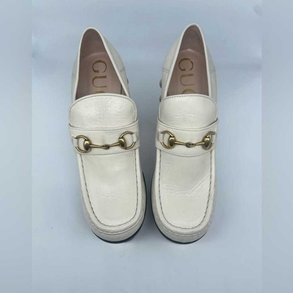 Gucci Malaga leather heels - image 2