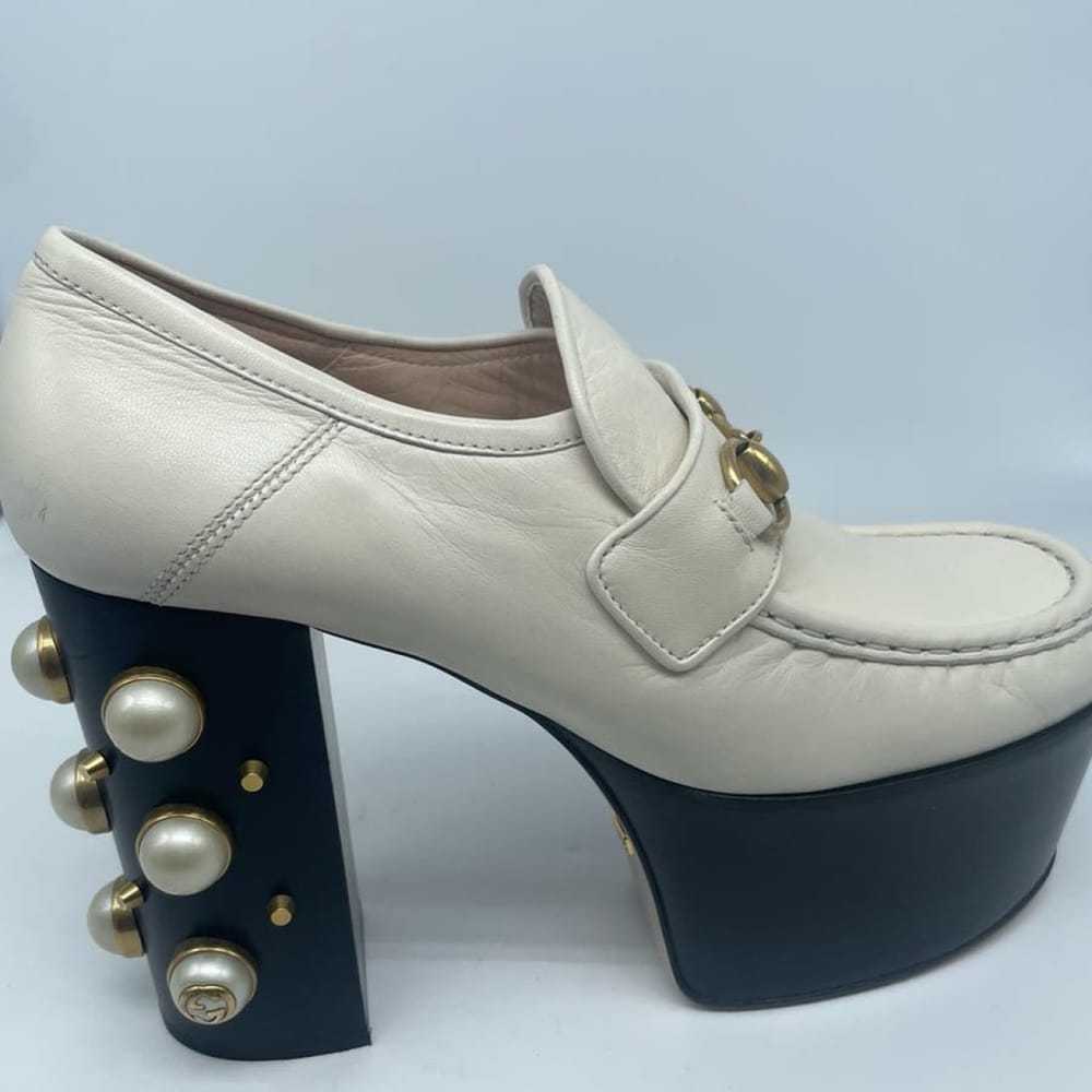 Gucci Malaga leather heels - image 3