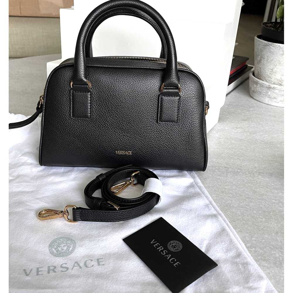 Versace Virtus leather handbag - image 6