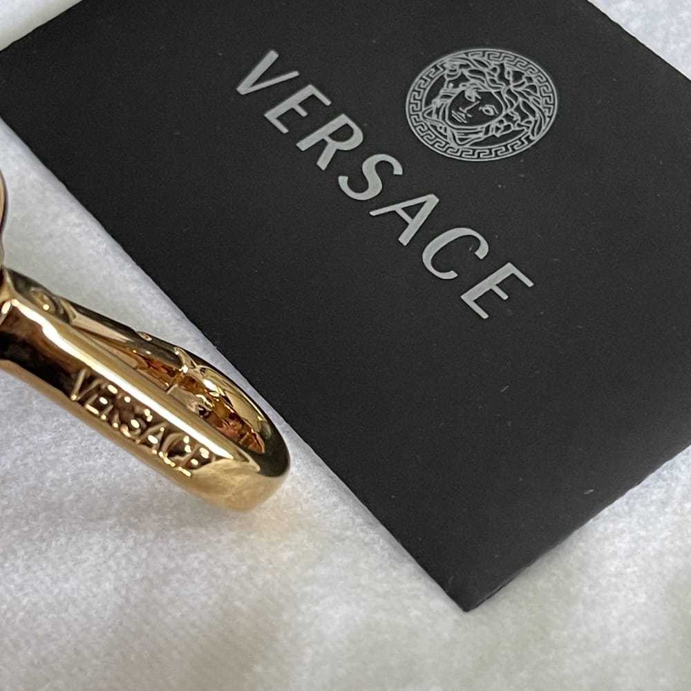 Versace Virtus leather handbag - image 7