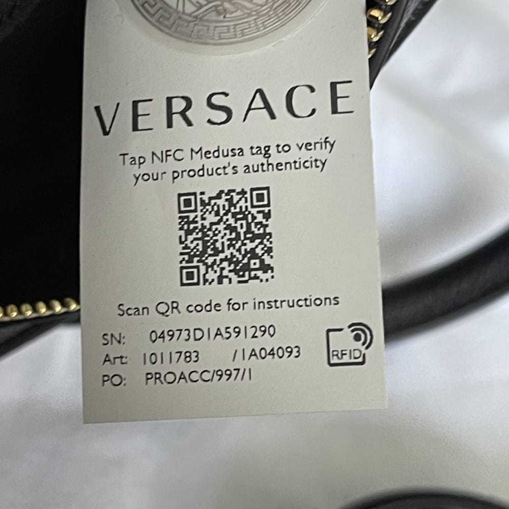 Versace Virtus leather handbag - image 9