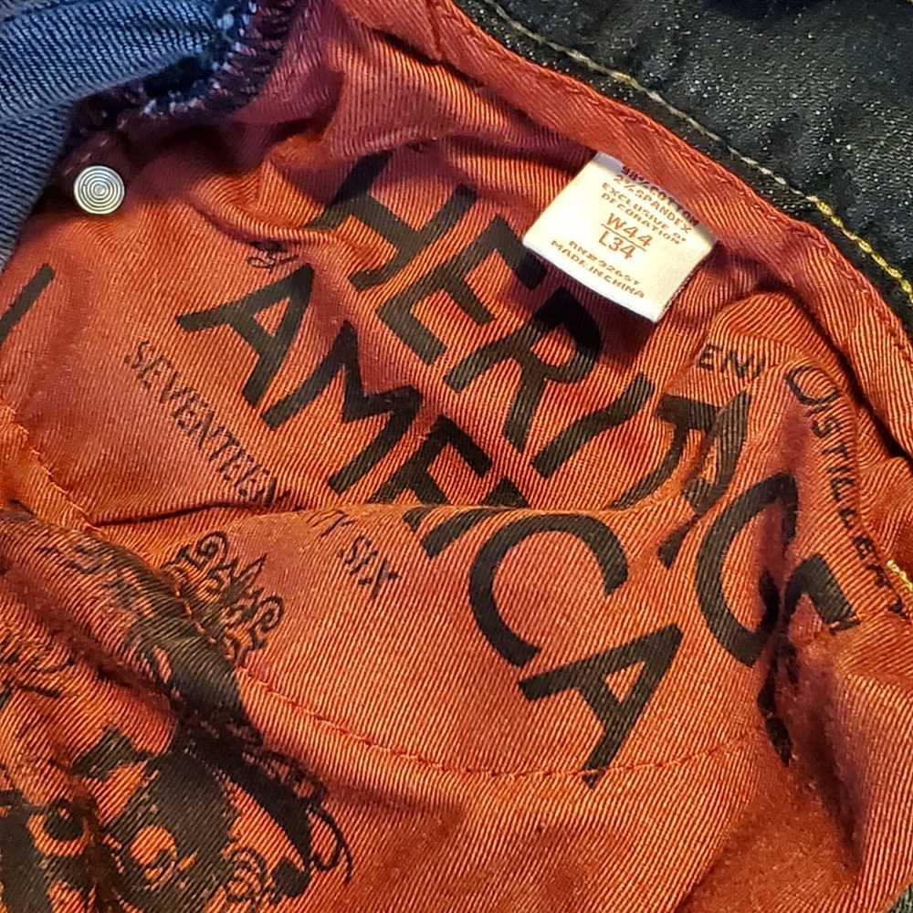 Vintage vtg Heritage America men's jeans 44x32 - image 5