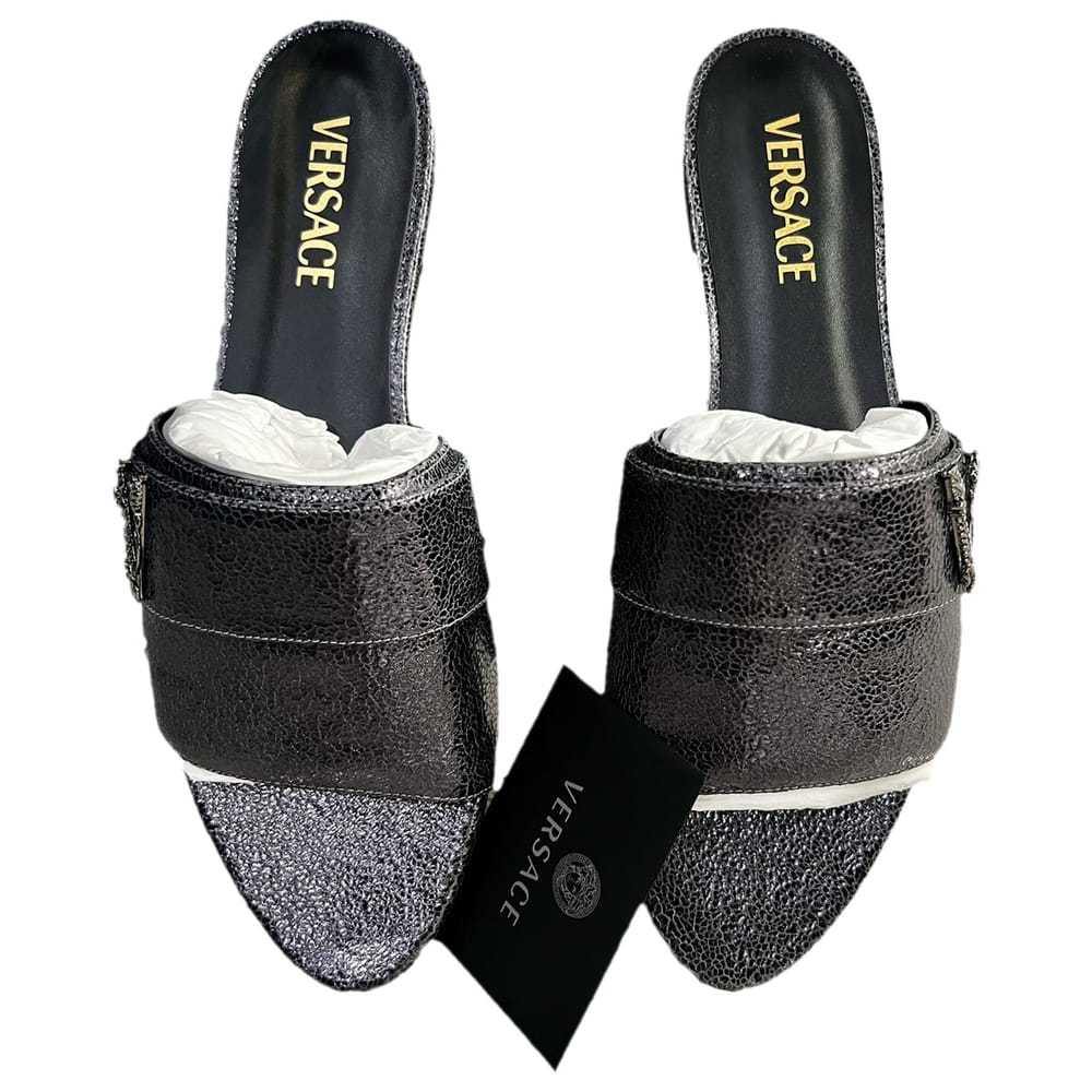 Versace Leather flats - image 1